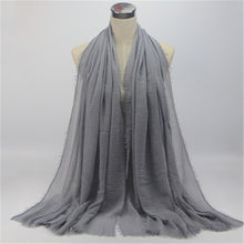 Load image into Gallery viewer, Woven Cotton Crinkle Hijab - Zainab&#39;s Closet