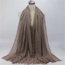 Load image into Gallery viewer, Woven Cotton Crinkle Hijab - Zainab&#39;s Closet