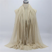Load image into Gallery viewer, Woven Cotton Crinkle Hijab - Zainab&#39;s Closet