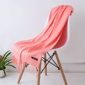 SANMAIHUA Cashmere Blend Scarf - Zainab's Closet