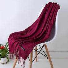 Load image into Gallery viewer, SANMAIHUA Cashmere Blend Scarf - Zainab&#39;s Closet