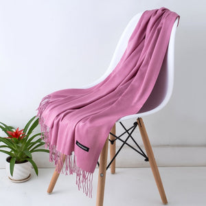 SANMAIHUA Cashmere Blend Scarf - Zainab's Closet