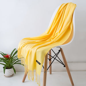 SANMAIHUA Cashmere Blend Scarf - Zainab's Closet