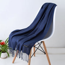 Load image into Gallery viewer, SANMAIHUA Cashmere Blend Scarf - Zainab&#39;s Closet