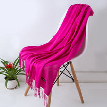 Load image into Gallery viewer, SANMAIHUA Cashmere Blend Scarf - Zainab&#39;s Closet