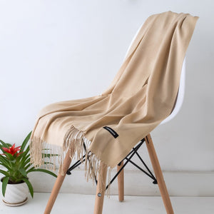 SANMAIHUA Cashmere Blend Scarf - Zainab's Closet