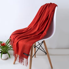 Load image into Gallery viewer, SANMAIHUA Cashmere Blend Scarf - Zainab&#39;s Closet