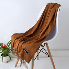 Load image into Gallery viewer, SANMAIHUA Cashmere Blend Scarf - Zainab&#39;s Closet