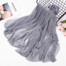 Load image into Gallery viewer, ETOSELL Chiffon Yarn Pearl Crinkle Scarf - Zainab&#39;s Closet
