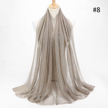 Load image into Gallery viewer, ETOSELL Chiffon Yarn Pearl Crinkle Scarf - Zainab&#39;s Closet