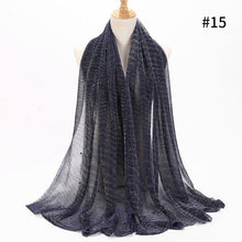 Load image into Gallery viewer, ETOSELL Chiffon Yarn Pearl Crinkle Scarf - Zainab&#39;s Closet