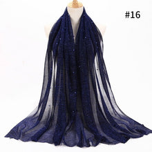 Load image into Gallery viewer, ETOSELL Chiffon Yarn Pearl Crinkle Scarf - Zainab&#39;s Closet