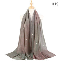 Load image into Gallery viewer, ETOSELL Chiffon Yarn Pearl Crinkle Scarf - Zainab&#39;s Closet
